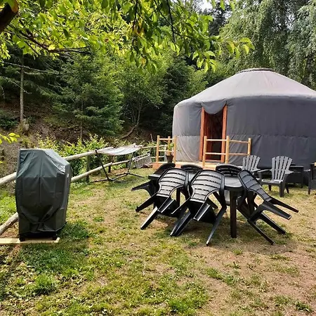 La Yourte Des Bibis Fréland Esterno foto